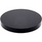 Plymor Black Acrylic Round Standard-Edge Display Base, 3" W x 3" D x 0.375" H